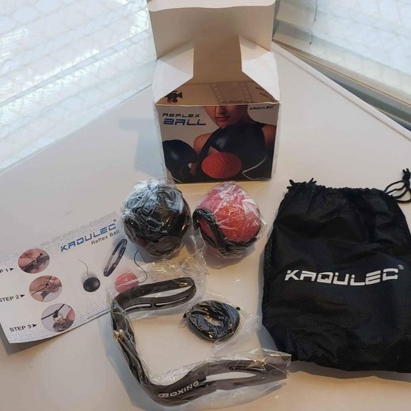 Boxing Reflex Ball React Reflex Balls String Headband Carry Bag KID ADULT NEW - Picture 2 of 5